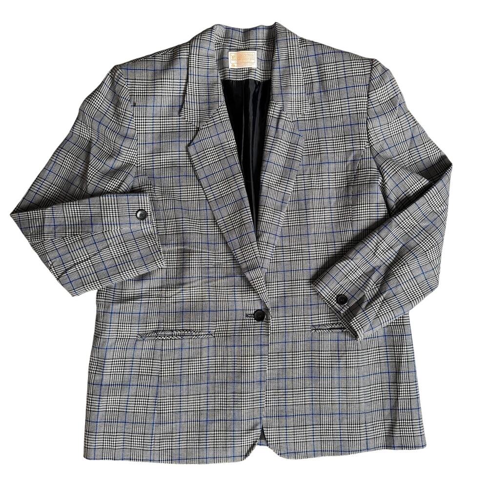 Vintage Pendleton Pure Virgin Wool Glen Plaid Blazer
Heritage Prep- Women’s 18